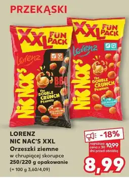 Kaufland Orzeszki ziemne w chrupiącej skorupce Lorenz Nic Nac's XXL oferta