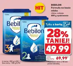 Kaufland Mleko Bebilon Advance różne rodzaje oferta