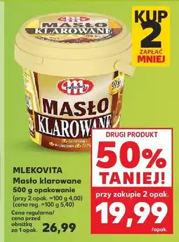 Kaufland Masło klarowane Mlekovita oferta