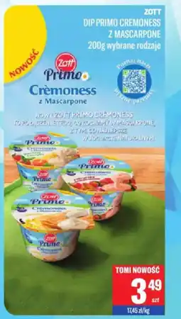 TomiMarkt Zott dip primo cremoness z mascarpone oferta