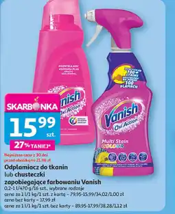 Auchan Odplamiacz do tkanin Vanish oferta