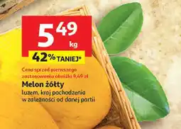 Auchan Melon żółty luzem oferta
