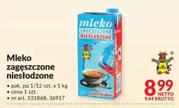 Makro Mleko zagęszczone niesłodzone Makro oferta