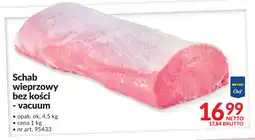 Makro Mięso schab wieprzowy bez kości vacuum Metro Chef oferta