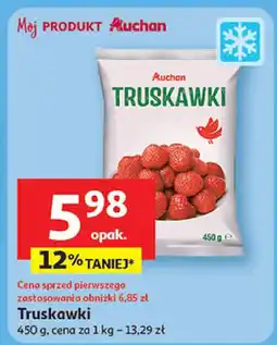 Auchan Truskawki mrożone Auchan oferta