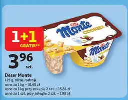 Auchan Deser Monte, różne rodzaje 1+1 GRATIS oferta