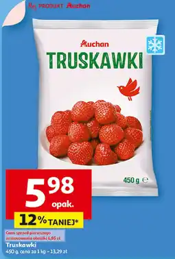Auchan Truskawki mrożone Auchan oferta