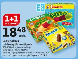 Auchan Lody Kaktus lub Nesquik multipack Kaktus/Nesquik oferta