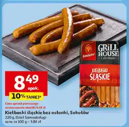 Auchan Kiełbaski śląskie bez osłonki Sokołów oferta