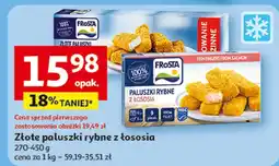 Auchan Złote paluszki rybne z łososia Frosta oferta