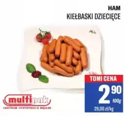TomiMarkt Ham kiełbaski dziecięce oferta