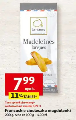 Auchan Ciasteczka magdalenki La France oferta