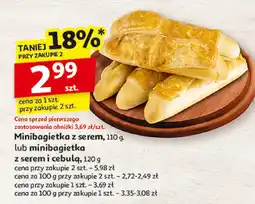 Auchan Minibagietka z serem i cebulą Auchan oferta