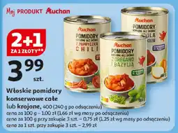 Auchan Pomidory konserwowe Auchan oferta