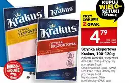 Twój Market Szynka eksportowa z plastrem tradycyjna, wieprzowa Krakus oferta