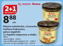 Auchan Mięsiwo szlacheckie/gulasz angielski/łopatka wieprzowa Auchan oferta