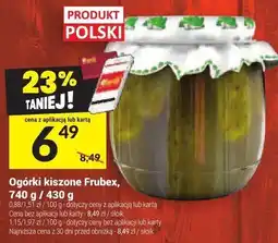 Twój Market Ogórki kiszone Frubex, 740 g/430 g oferta