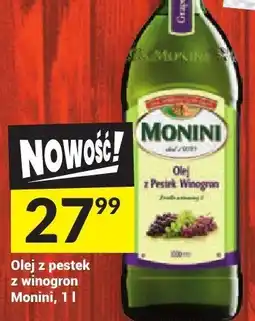 Twój Market Olej z pestek z winogron Monini, 1 l oferta