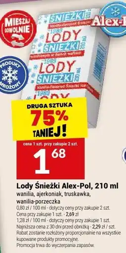 Twój Market Lody Śnieżki Alex-Pol oferta