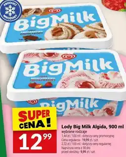 Twój Market Lody Big Milk Algida oferta
