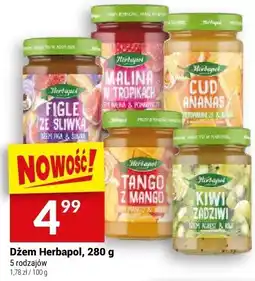 Twój Market Dżem malina, śliwka, ananas, mango, kiwi Herbapol oferta