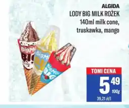 TomiMarkt Algida lody big milk rożek oferta