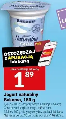 Twój Market Jogurt naturalny Bakoma oferta