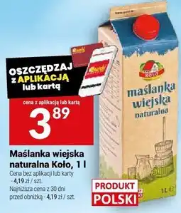 Twój Market Masłanka wiejska naturalna Koło oferta