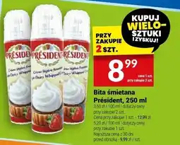 Twój Market Bita śmietana President oferta