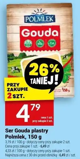 Twój Market Ser Gouda plastry Polmlek oferta