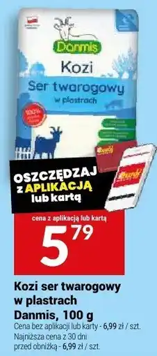 Twój Market Ser kozi twarogowy w plastrach Danmis oferta