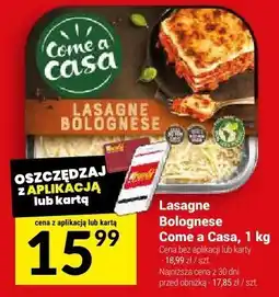 Twój Market Lasagne Bolognese Come a Casa oferta