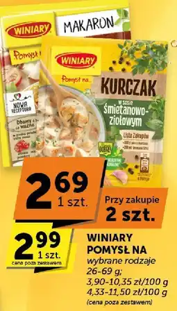 Groszek Winiary pomysł na oferta