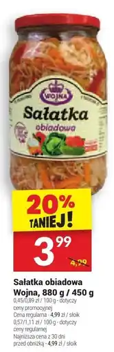 Twój Market Sałatka obiadowa Wójcik oferta