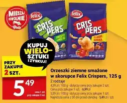 Twój Market Orzeszki ziemne smażone w skorupce Felix Crispers oferta