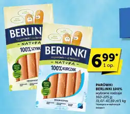 ABC Parówki Berlinki 100% wybrane rodzaje oferta