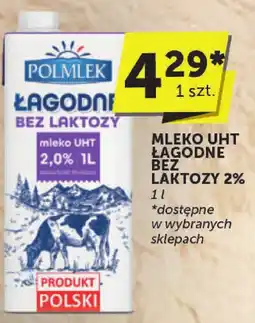 ABC Mleko UHT łagodne bez laktozy 2% Polmlek oferta