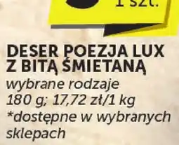 Groszek Deser Deser Poezja Lux z bitą śmietaną oferta