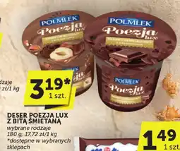 Groszek Deser Poezja Lux z bitą śmietaną Polmlek oferta