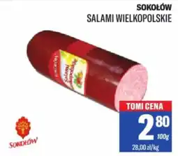 TomiMarkt Sokołów salami wielkopolskie oferta