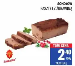 TomiMarkt Sokołów pasztet z żurawiną oferta