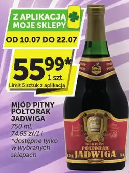 ABC Miód pitny Półtorak Jadwiga 750ml oferta