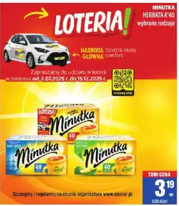 TomiMarkt Minutka herbata a'40 oferta