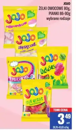 TomiMarkt Jojo żelki owocowe/pianki oferta