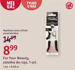 Rossmann For Your Beauty, zalotka do rzęs oferta