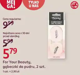 Rossmann For Your Beauty, gąbeczki do pudru oferta
