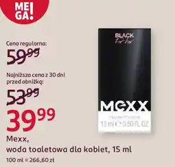 Rossmann Mexx, woda toaletowa dla kobiet oferta
