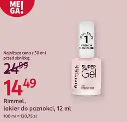 Rossmann Rimmel, lakier do paznokci oferta