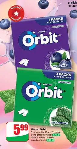 Dino Guma Orbit Spearmint oferta