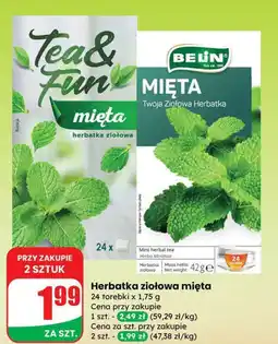 Dino Herbatka ziołowa mięta Belin oferta